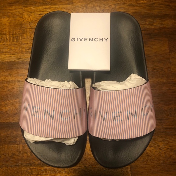 NIB $395 GIVENCHY Logo Slide Sandal in size 36 - Picture 11 of 15